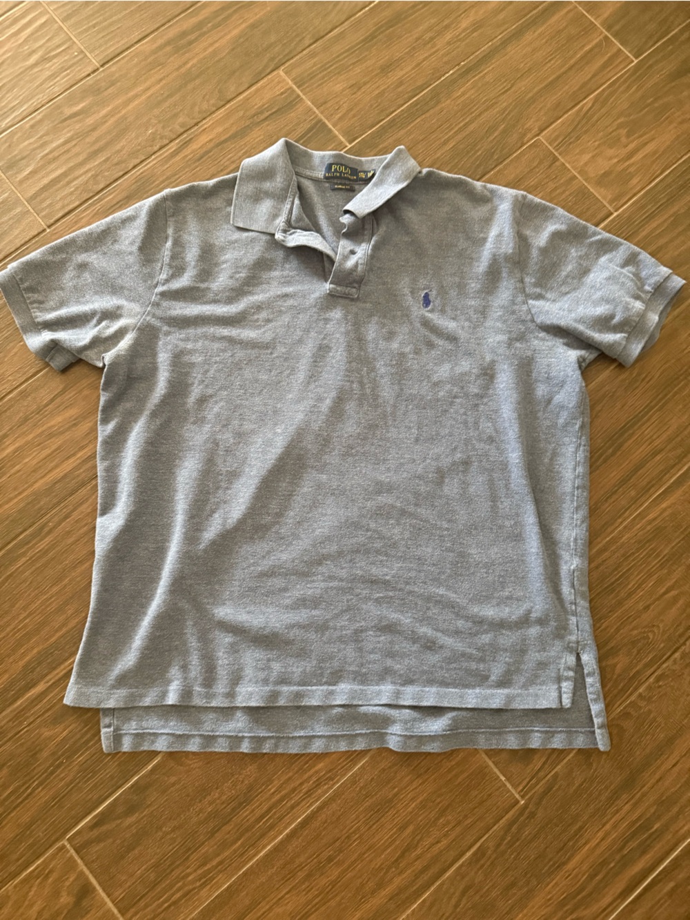 🐸Polo by Ralph Lauren Heather Blue Short-Sleeve Polo
